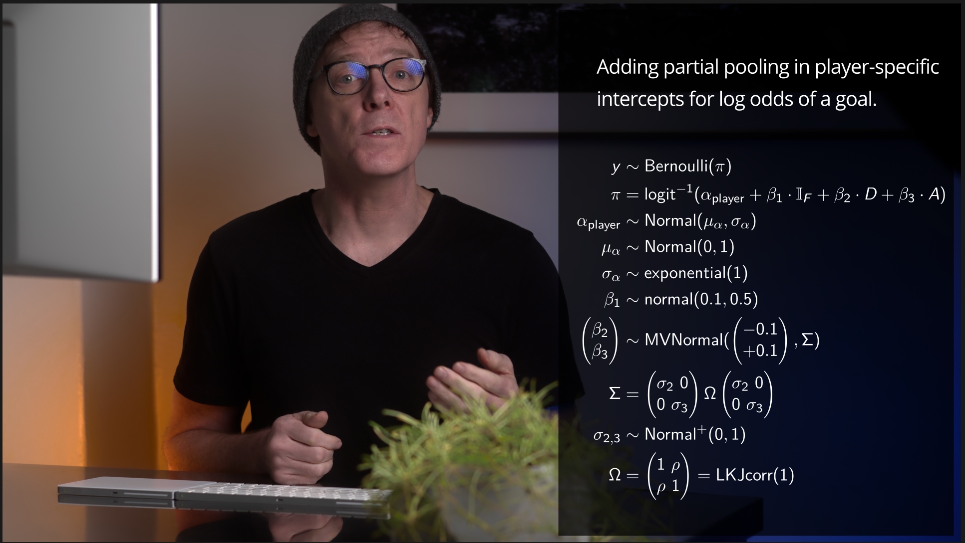 Example of an overlay with math equations. This overlay had the most math, so I used this to size the font and overlay for the remaining overlays.